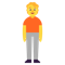 Person Standing emoji on Microsoft